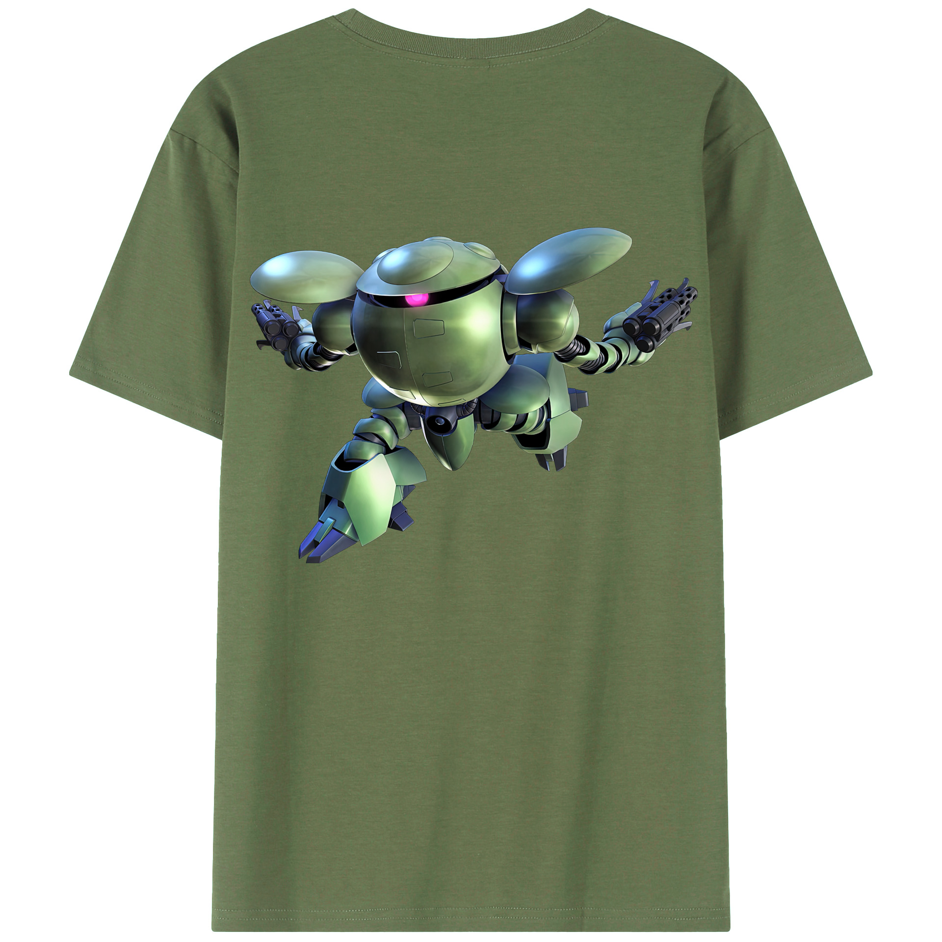 （画像用） 機動戦士ガンダム Mobile Suit Gundam 綿100％ メンズ半袖Tシャツ（バックプリント） 通気性